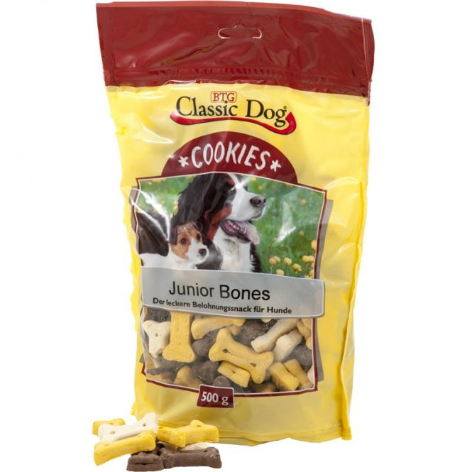 Classic Dog Snack  Junior Cookies Bones 500g