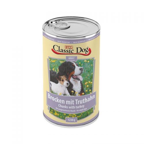 Classic Dog Brocken mit Truthahn 12x1230g