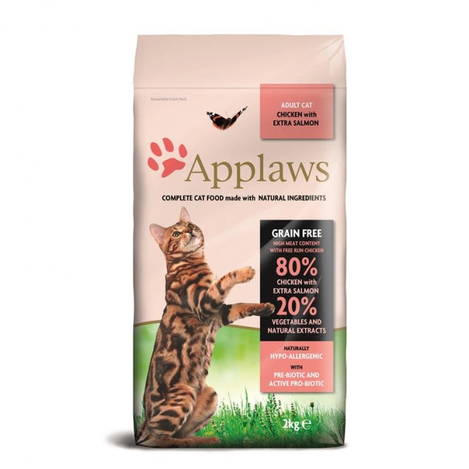 Applaws Cat Hühnchen & Lachs - 2 kg