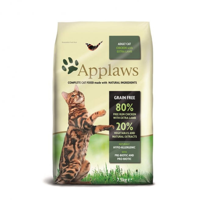 Applaws Cat Hühnchen mit Lamm - 7,5 kg