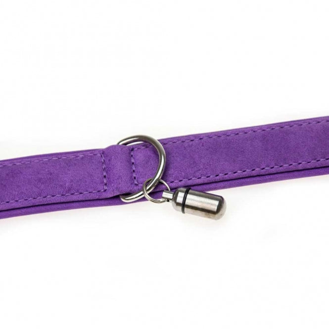 Karlie Halsband Buffalo aus Kalbsleder - Lila - 24 cm/10 mm