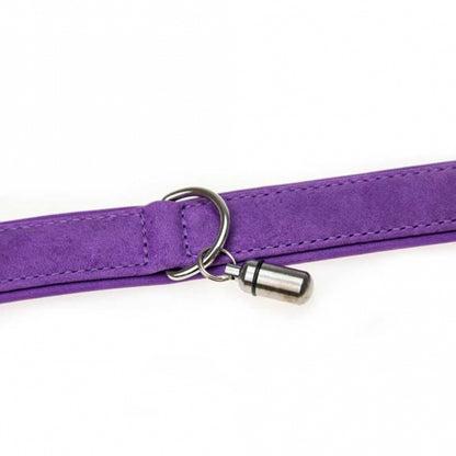 Karlie Halsband Buffalo aus Kalbsleder - Lila - 24 cm/10 mm