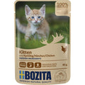 Bozita Pouch Häppchen in Soße Hühnchen für Kitten 12x85g