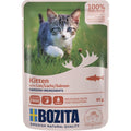 Bozita Pouch Häppchen in Soße Lachs für Kitten 12x85g