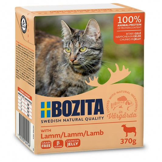 Bozita Cat Tetra Recard Häppchen in Gelee Lamm 6x370g