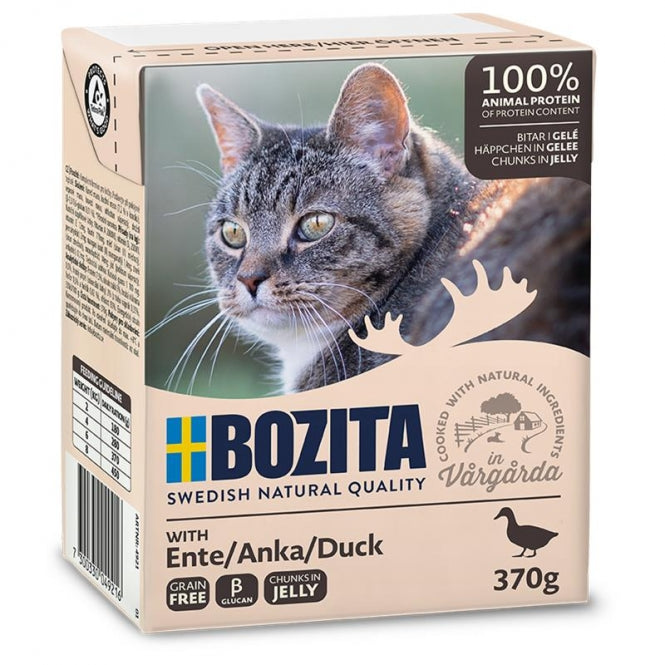 Bozita Cat Tetra Recard Häppchen in Gelee Ente 6x370g