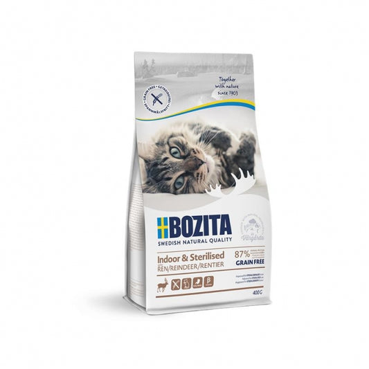 Bozita Indoor & Sterilised Grainfree Reindeer - 400 g