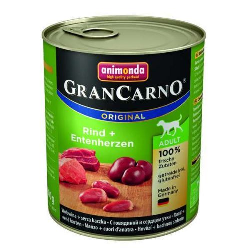 Animonda GranCarno Adult Rind & Entenherzen 6x800g