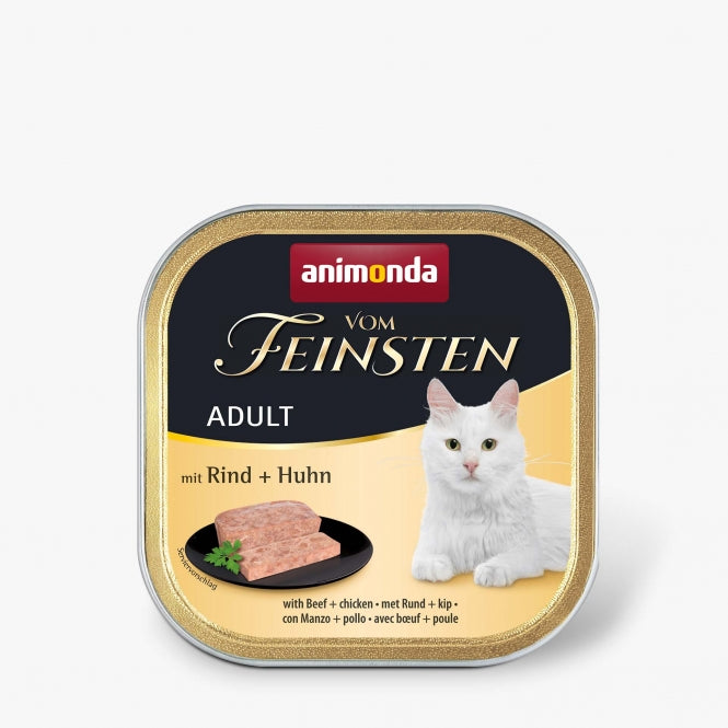 Animonda vom Feinsten Cat Adult mit Rind & Huhn 32x100g