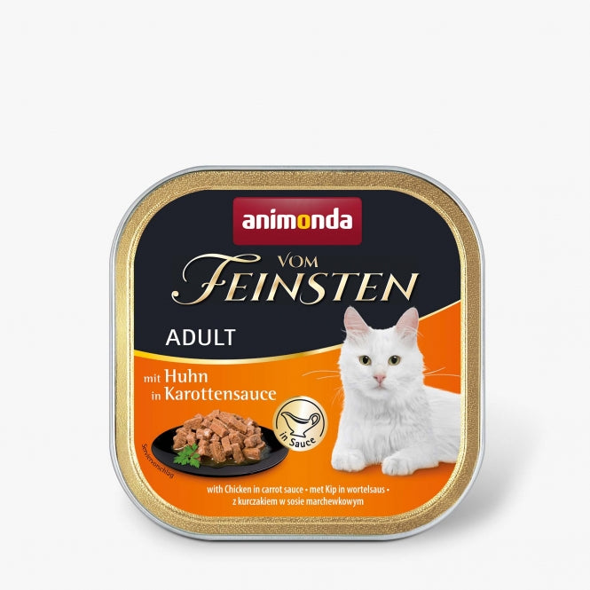 Animonda vom Feinsten Cat mit Huhn in Karottensauce 32x100g