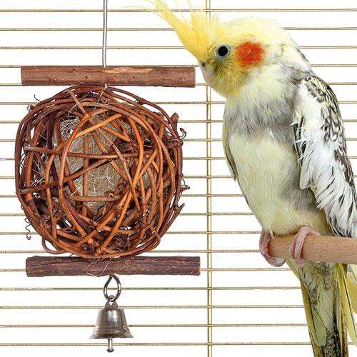 Karlie Wooden Bird Ball - 5 cm