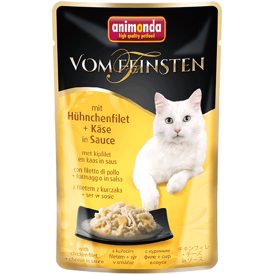 Animonda vom Feinsten Cat mit Hühnchenfilet & Käse 18x50g