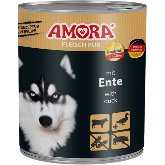 AMORA Fleisch Pur Ente 6x800g