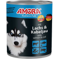 AMORA Fleisch Pur Lachs & Kabeljau 6x800g