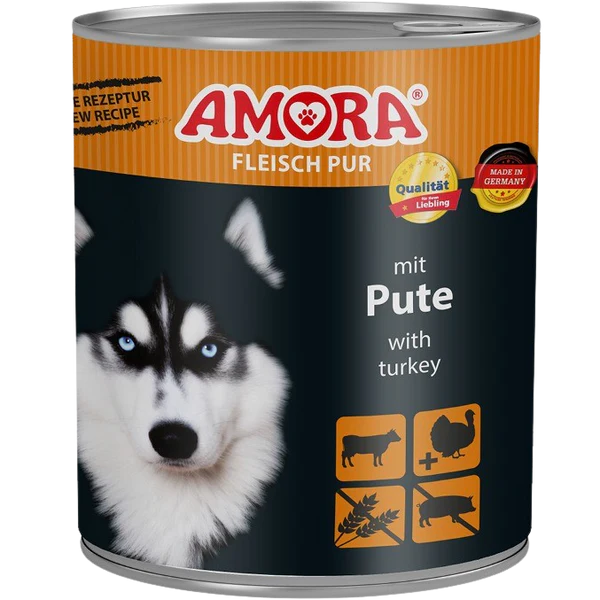 AMORA Fleisch Pur Pute 6x800g