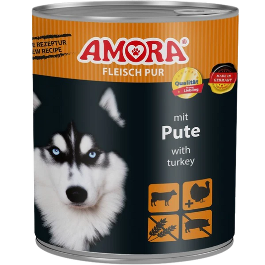 AMORA Fleisch Pur Pute 6x800g