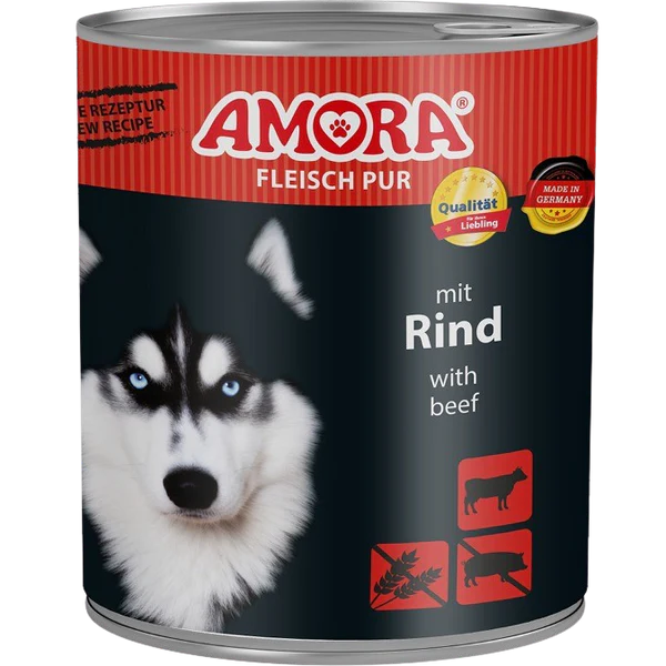 AMORA Fleisch Pur Rind | 6x800g