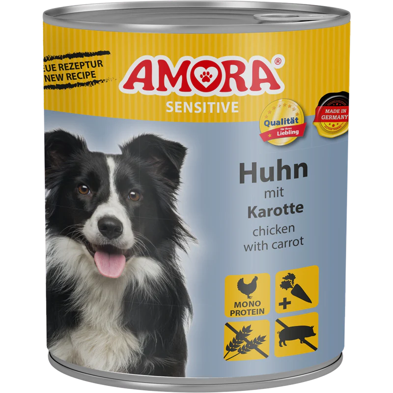 AMORA Sensitive Huhn & Karotte - 6x800g