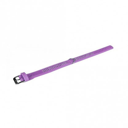 Karlie Buffalo Strass-Halsband - Violett - 2-reihig, 45cm/24mm