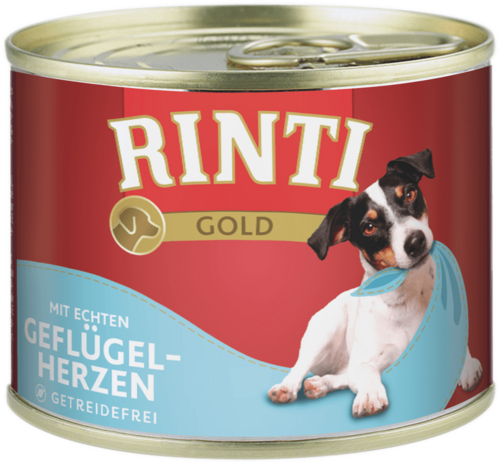 Rinti Gold 12x185g - Geflügelherzen