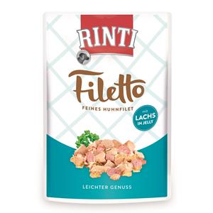 Rinti Filetto Jelly Huhn & Lachs 24x100g