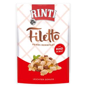 Rinti Filetto Jelly Huhn & Rind 24x100g