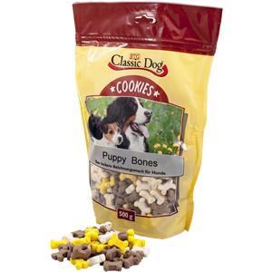 Classic Dog Snack Cookies Puppy Bones 500g