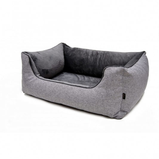 Lebon Hundebett Louis PLUS - Silver - 100 x 75 cm