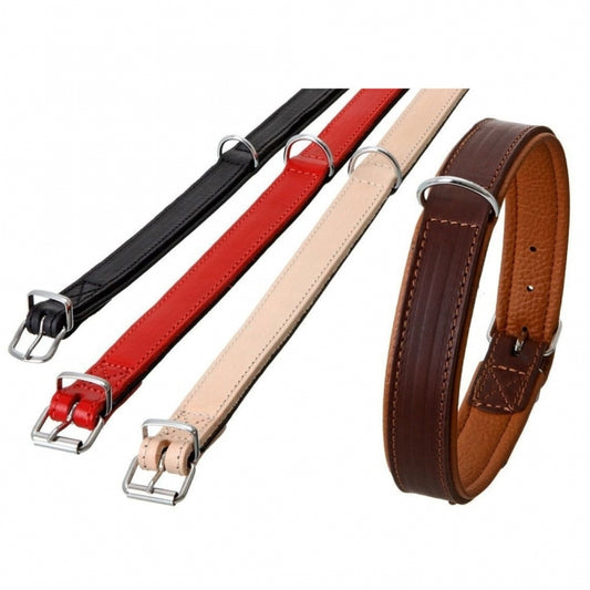 Karlie Rondo Halsband unterlegt - Rot - 22mm/52cm