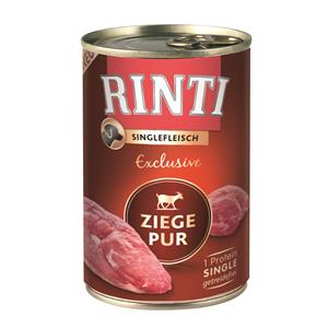 Rinti Singlefleisch Exclusive Ziege Pur 12x400g