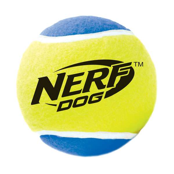 NERF DOG Tennisball mit Quietscher - M / 3er Set