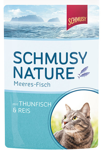 Schmusy Nature Thunfisch & Reis 24x100g