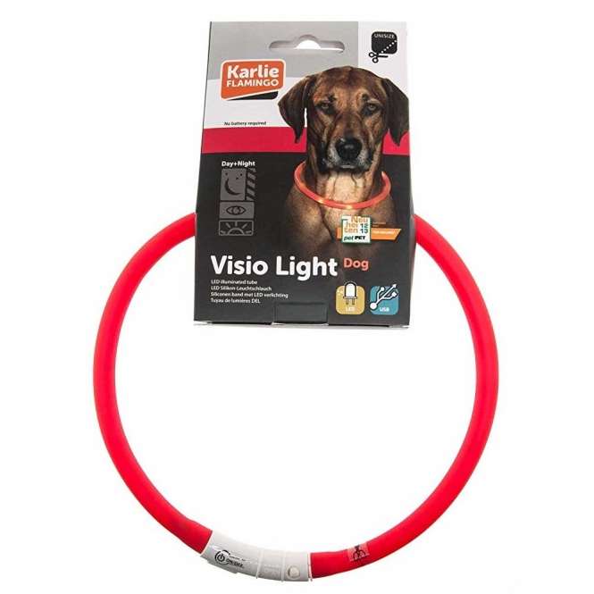 Karlie Visio Light LED-Leuchtschlauch mit USB - Rot