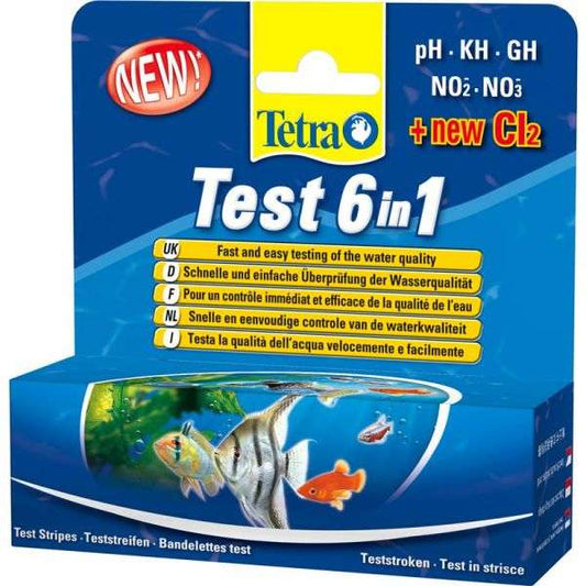 Tetra Test-Streifen 6 in 1, 25 St.