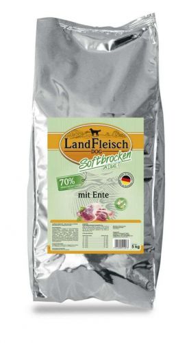 Landfleisch Softbrocken mit Ente - 200 g