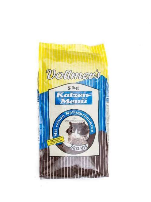 Vollmers Katzen-Menü Drei-Mix - 5 kg