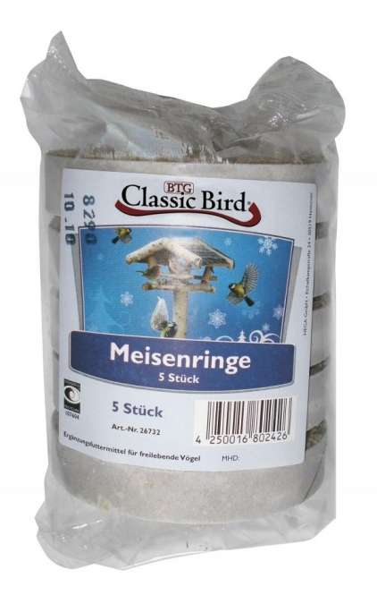 Classic Bird Meisenringe 20 x 5 Stück