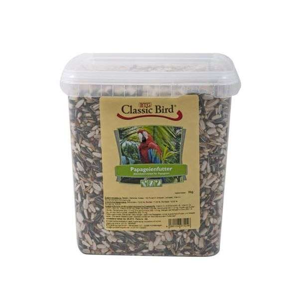 Classic Bird Papageienfutter Eimer 3kg