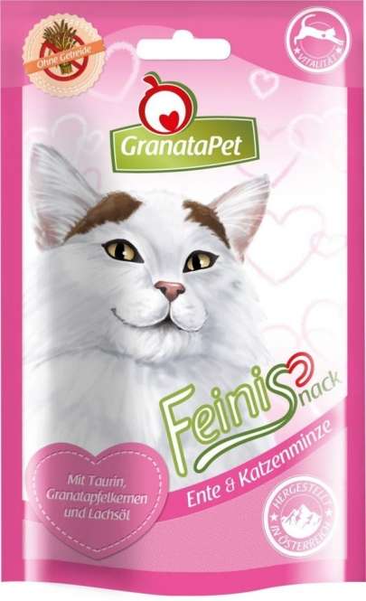 GranataPet FeiniSnack Ente & Katzenminze 50g