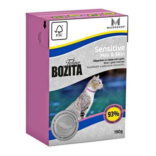 Bozita Cat Tetra Recard Hair & Skin - Sensitive 16x190g