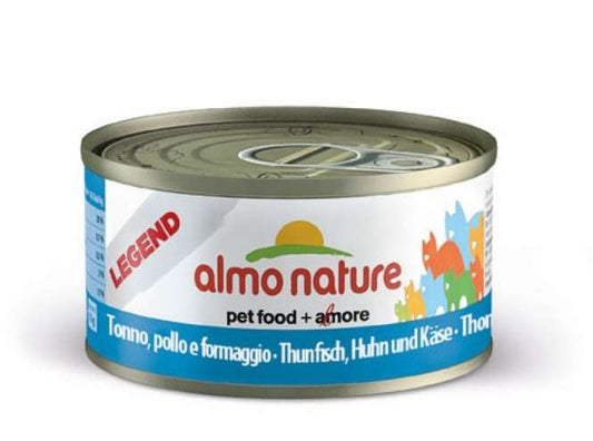 Almo Nature HFC Natural Thunfisch, Huhn & Käse 24x70g